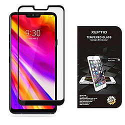 LG G7 ThinQ Protection d'écran en verre trempé FULL cover noir - Tempered glass Screen protector/Films vitre smartphone 2018 - Accessoires XEPTIO