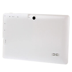 Wewoo Tablette Tactile blanc Tactile, 7 pouces, 512 Mo + 8 Go, Android 4.0, Allwinner A33 Quad Core 1,5 GHz