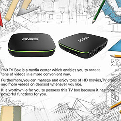 Acheter Universal R69 Smart Set Top Box Box 4K Haute définition Quad-core 2.4g WiFi 1080p 2GB16 Go Support 3D Film