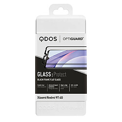 QDOS Protection d'écran pour Xiaomi Redmi Note 9T Oléophobe et Anti-rayures Noir transparent