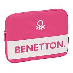 Housse d'ordinateur portable Benetton Raspberry Fuchsia (31 x 23 x 2 cm) 