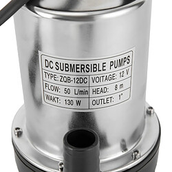 Avis Pompe à Eau de 12V et 160W, Dispositif de Vidange pour Puits Fosses Septiques, Nettoyage de Bassin