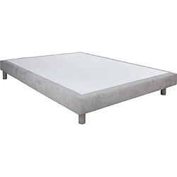 UB DESIGN Sommier 160 x 200 Chatel Light 160x200cm Bronx gris clair