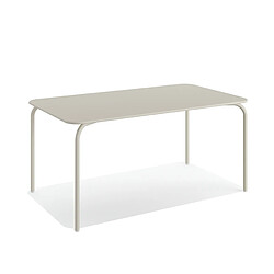 Materiel Chr Pro Table de Jardin Rectangulaire en Métal Shine - Veba