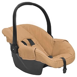 vidaXL Siège d'auto pour bébé Taupe 42x65x57 cm