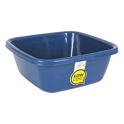 Totalcadeau Bassine carrée en plastique bleu Mesure - 44 x 16 cm - 20 L pas cher Bassine carrée en plastique bleu Mesure - 44 x 16 cm - 20 L