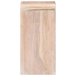 Avis vidaXL Table de chevet 40x30x60 cm Bois d'acacia massif