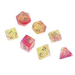 7 / Set De Dés Polyédriques En Plastique Pour Du0026D Dungeons And Dragons Game Toy Style 11