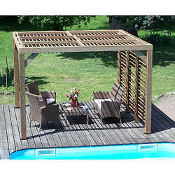 Acheter Pergola 10.67m² bois traité - tho3531vt - HABRITA