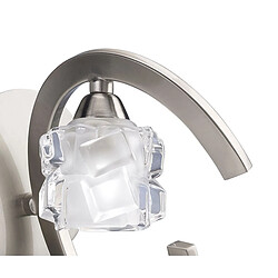 Acheter Luminaire Center Applique murale Ice 1 Ampoule G9 ECO, nickel satiné