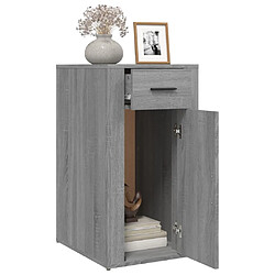 Acheter vidaXL Armoire de bureau Sonoma gris 40x49x75 cm Bois d'ingénierie