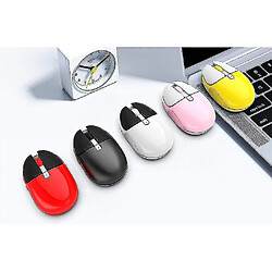 Universal Souris sans fil rechargeable mini souris mobile portable 1200dpi silencieux 3 boutons souris optique (rose)