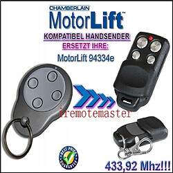 GUPBOO Télécommande Universelle de Rechange pour MOTORLIFT 94334E remplacer l'émetteur manuel de garage