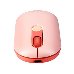 Souris Bluetooth LinQ + Dongle USB, Rose