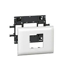 support 2 modules mosaic pour goulotte dlp avec couvercle de 85 mm - legrand 010992