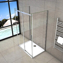 Avis Aica Sanitaire Cabine de douche 130x80x80cm en verre securit anticalcaire 8mm