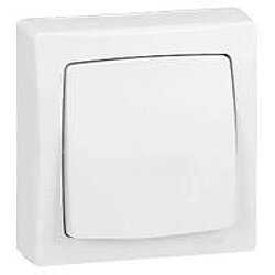 Legrand bouton poussoir saillie complet blanc