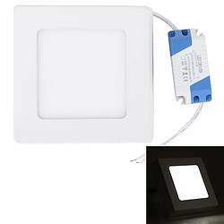 Wewoo Voyant extérieur de place de la lumière LED blanche de 6W avec le conducteur de LED, 12cm 30 SMD 2835 6500K, CA 85-265V