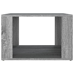 Maison Chic Table de chevet, Table de Nuit pour chambre salon Sonoma gris 57x55x36 cm Bois d'ingénierie pas cher