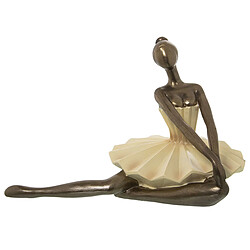 Figurine Décorative Alexandra House Living Doré Acrylique Plastique Mélamine Ballerine