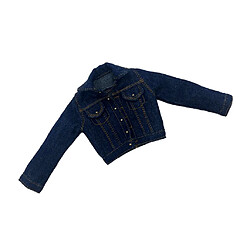 Veste De Jean Décontractée à L’échelle 1/6 Pour Les Accessoires De Corps De La Figure 12inch TC Figurines d'action Manteau de vêtements