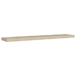 vidaXL Étagère flottante murale chêne 120x23,5x3,8 cm MDF