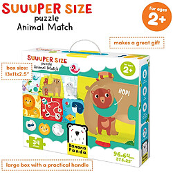 Puzzle Banana Panda - Suuper Size - Animal Match - Puzzle géant & Activité d'attriion pour Les Enfants à partir de 2 Ans pas cher