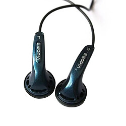 GUPBOO Casque stéréo Vido avec son stéréo, écouteurs intra-auriculaires filaires de 3,5 mm avec réduction du bruit et basses pas cher