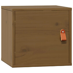 vidaXL Armoire murale Marron miel 31,5x30x30 cm Bois de pin massif