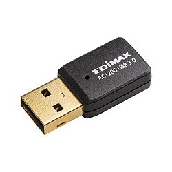 Alpexe Adaptateur reseau Sans fil Adaptateur USB AC1200 Wi-Fi Noir 