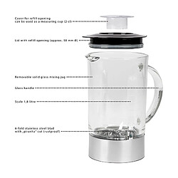 Avis Blender Mixeur universel avec bol en verre1,8L Proficook PC-UM 1006