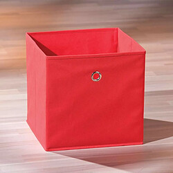 Paris Prix Boîte de Rangement Pliable Kase 32cm Rouge