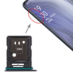 Wewoo Tiroir de Carte SIM Plateau pour SIM + SIM / Micro SD zoom 10x OPPO Reno Noir 