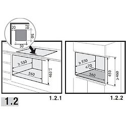 Micro-ondes encastrable 40l 1650w - dke7335x - DE DIETRICH