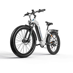 Avis Shengmilo MX06 Blanc vélo électrique 500W moteur 17.5AH batterie électrique 26 pouces 42KM-H E-Bike FAT BIKE