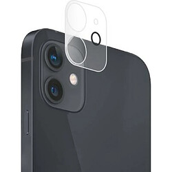 BigBen Connected Protection de caméra pour iPhone 12 Plat en Verre trempé Anti-rayures Transparent