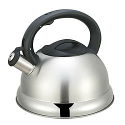 Kamberg 8112 Bouilloire 3L Poignée Ergonomique Ouverture Automatique du Bouchon Inox Noir