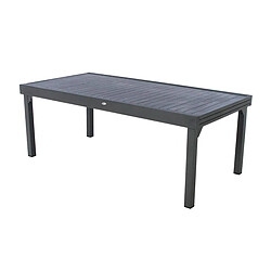 Avis Table extensible rectangulaire alu Piazza 10/12 places Graphite - Hespéride