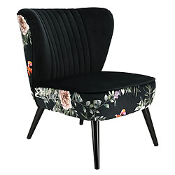 Aubry Gaspard Fauteuil coquille en velours.