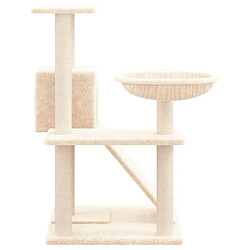 Acheter Arbre à chat avec griffoirs,niche pour chat en sisal Crème 82 cm -MN68893