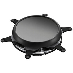 Appareil à raclette 6 personnes 700w + plancha + crêpière - re151812 - MOULINEX