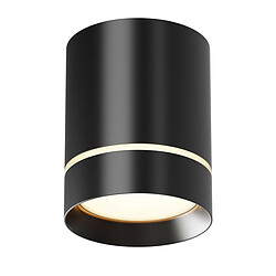 MAYTONI Downlight monté en surface noir 3000K