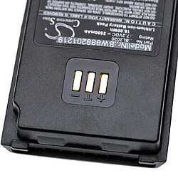 Acheter vhbw batterie compatible avec Hytera PD602G, PD605, PD606, PD660 UL913, PD662, PD662G, PD665, PD666 radio talkie-walkie (2500mAh, 7,2V, Li-Ion)