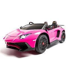 Ataa Lamborghini Aventador SV 24v voiture géante Rose