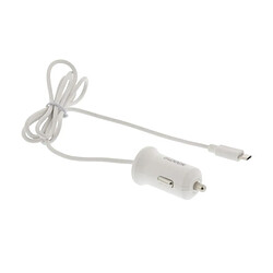 SWEEX Chargeur allume-cigare Micro USB - 2,4 A - Blanc