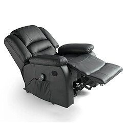 Eco-De 8198 N Fauteuil De Massage Relaxant Noir