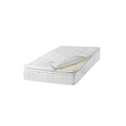 Beliani Matelas à ressorts ensachés équilibré 90 x 200 cm LUXUS 