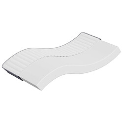 vidaXL Matelas en mousse moyennement doux 100x200 cm 