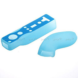 Etui Housse Protection Silicone pour Manette Remote Wiimote et Nunchuk Nintendo Wii