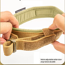 Universal Collier tactique pour animaux de compagnie Corde d'entraînement en plein air Fournitures pour animaux de compagnie Relâchement rapide Collier pour chiens Laisse d'entraînement en nylon pas cher